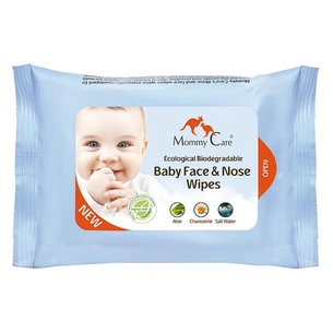 Дитячі вологі серветки Mommy Care з морською сіллю, алое та ромашкою 24 шт (952935) зображення 1