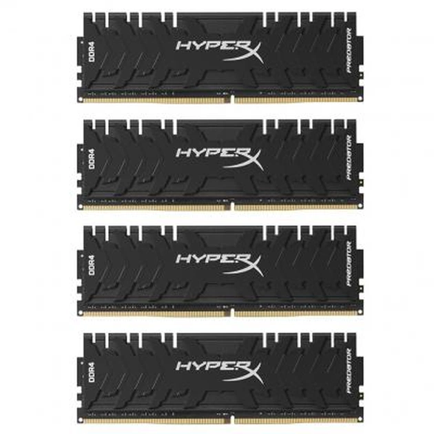 Модуль пам'яті для комп'ютера DDR4 16GB (4x4GB) 3200 MHz HyperX Predator Lifetime Kingston Fury (ex.HyperX) (HX432C16PB3K4/16) - изображение 1