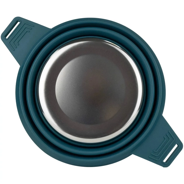 Котел туристический Tribe Collapsible Pot 2,5 л силіконовий ocean (T-FF-0025-ocean) - изображение 5