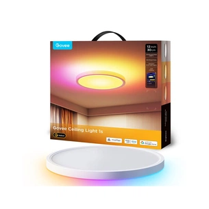 Светильник Govee 12" Smart Ceiling Light, RGBWW + RGBIC, WI-FI/Bluetooth, білий (H80A1C01) изображение 1