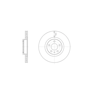 Гальмівний диск REMSA 61501.10 зображення 1