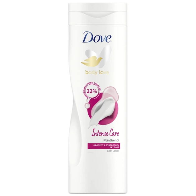 Лосьон для тела Dove Интенсивный уход с пантенолом 400 мл (8711600453975) - изображение 1