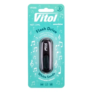 Ароматизатор для автомобіля VITOL Flash Drive White Sands (VFD06) picture 1