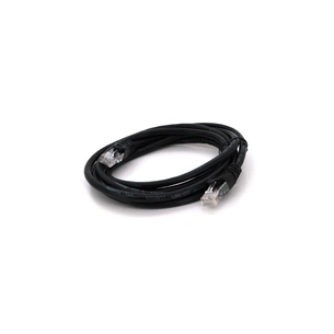 Патч-корд 3м, UTP, Cat.6, RJ45, CU, black Ritar (PCR-CU6/3Be) зображення 1