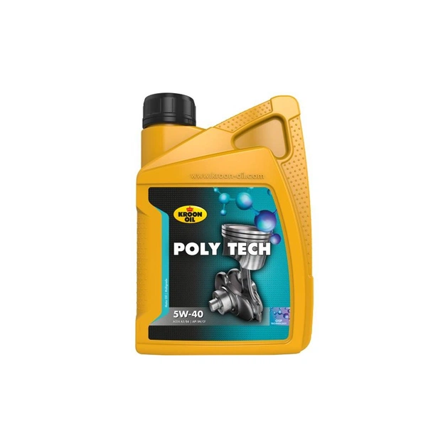 Моторное масло Kroon-Oil POLY TECH 5W-40 1л (KL 36139) - изображение 1