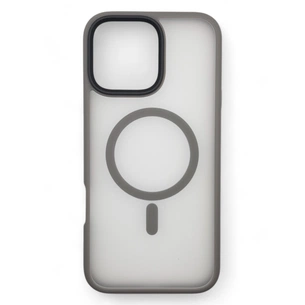 Чохол до мобільного телефона BeCover Metal Buttons Case (MagSafe) для Apple iPhone 16 Pro Max Gray (712101) зображення 1