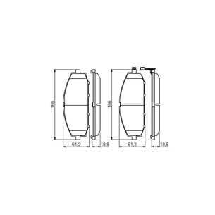 Гальмівні колодки Bosch 0 986 494 560 зображення 1
