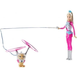 Лялька Barbie З космічним котиком з м/ф Barbie: Зіркові пригоди (DWD24) зображення 1