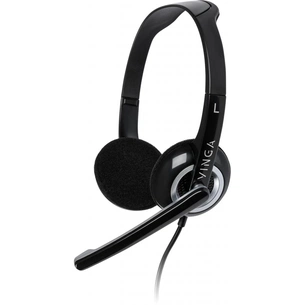 Навушники Vinga HSU60 USB Black (HSU60BK) зображення 1