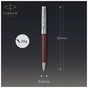 Ручка кулькова Parker SONNET 17 Metal & Red Lacquer CT BP (68 332) - уменьшенное изображение 5