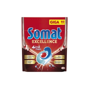 Таблетки для посудомийних машин Somat Excellence 60 шт. (9000101808087) зображення 1
