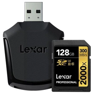 Карта пам'яті Lexar 128GB SDXC class 10 UHS-II U3 (LSD128CRBEU2000R) зображення 1
