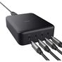 Зарядний пристрій Trust Maxo 4xUSB-C PD240W GaN Black (25413_TRUST) - зменшене зображення 5
