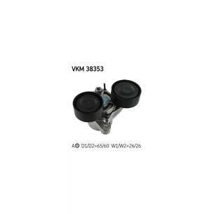 Ролик натягувача ременя SKF VKM 38353 зображення 1