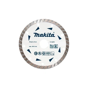 Круг відрізний Makita алмазний по бетону та мармуру турбо 180x22.23 мм (D-52819) зображення 1