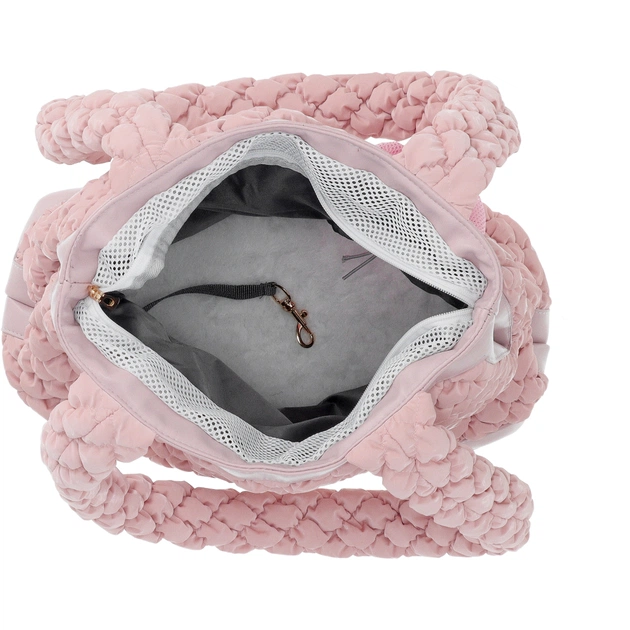 Переноска для тварин MISOKO&CO 40x18x38 см рожева (YIWUMSK70169) - зображення 5