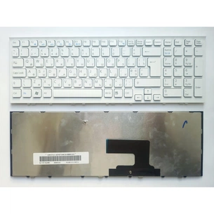 Клавіатура ноутбука Sony VPC-EE Series біла UA (A43438) зображення 1