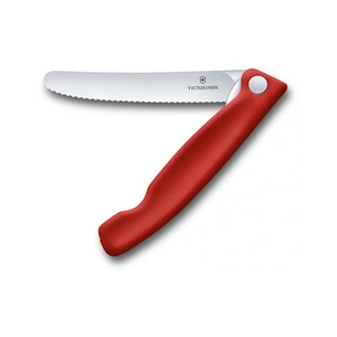 Кухонний ніж Victorinox SwissClassic Foldable Paring 11 см Serrated Red (6.7831.FB) зображення 1