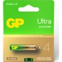Батарейка Gp AAA LR03 Ultra Alkaline * 4 (24AU21-SB4 / 4891199218255) - зменшене зображення 2