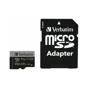 Карта пам'яті Verbatim 512GB microSDXC class 10 UHS-III PRO (47046) зображення 1