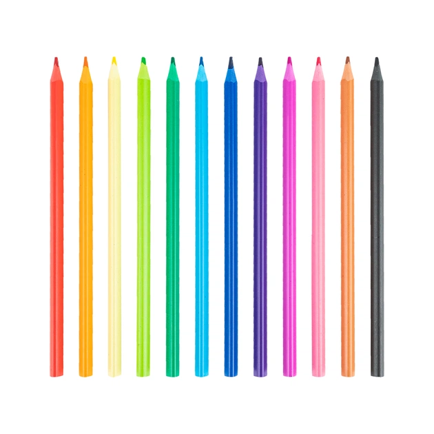 Олівці кольорові Kite Triangle пластикові, 12 кольорів (K24-049-3) - picture 2