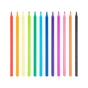 Олівці кольорові Kite Triangle пластикові, 12 кольорів (K24-049-3) - зменшене зображення 2