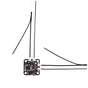 Приймач (RX) RadioMaster DBR4 Dual Band Xross Gemini ExpressLRS Receiver (HP0157.0086) - зменшене зображення 4