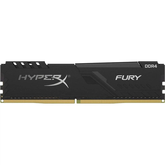Модуль пам'яті для комп'ютера DDR4 16GB 2666 MHz Fury Black Kingston Fury (ex.HyperX) (HX426C16FB4/16) - изображение 1