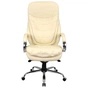 Офісне крісло Аклас Валенсія Soft CH MB Бежевий (Шкіра LC-F) (00161473) - зменшене зображення 2
