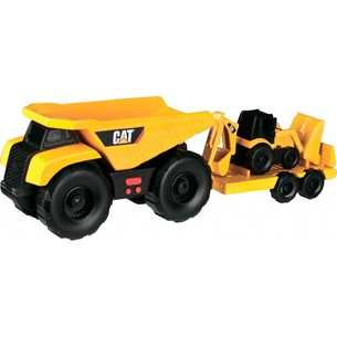 Спецтехніка Toy State Мини-трейлер Самосвал и прицеп с Экскаватором 28 см (34763) зображення 1