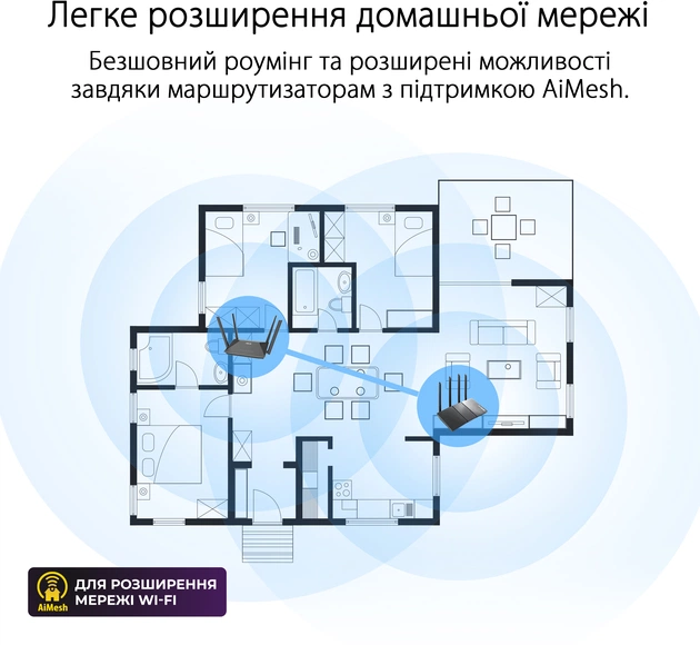 Бездротовий маршрутизатор Asus RT-AX52 (90IG08T0-MO3H00) - зображення 6