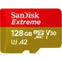 Карта пам'яті SanDisk 128GB microSD class 10 UHS-I U3 Extreme (SDSQXAA-128G-GN6MN) - зменшене зображення 1