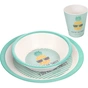 Тарілка дитяча Canpol babies So Cool бамбуковий 3 предмети Бірюзовий (9/226_tur) - зменшене зображення 1