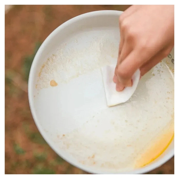 Сковорода туристическая Naturehike CNK2450CF013 17,5 см, алюміній, біла (6927595711026) - изображение 4