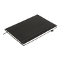 Книга записна Buromax Etalon 210x295 мм 96 аркушів в клітинку обкладинка зі штучної шкіри Чорна (BM.294160-01) - зменшене зображення 3