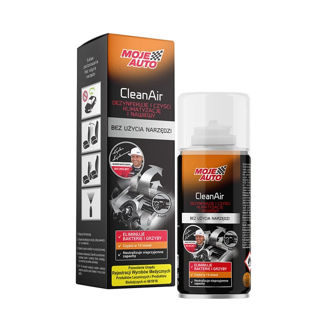 Ароматизатор для автомобіля MOJE AUTO CleanAir Black 150мл (19-595) - зображення 1