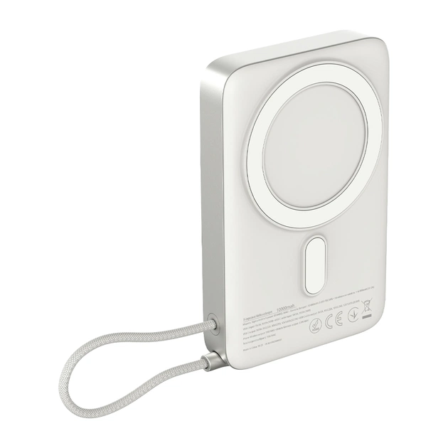 Батарея універсальна Sigma X-power SI10A8QL-MAG silver 10000mAh, Magnetic wireless 15W, charge iWatch, PD+QC, 22,5W max (4827798161012) - зображення 3