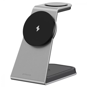 Бездротовий зарядний пристрій Proove Omni Power 3in1 15W Gray (WSOP15020003) зображення 1