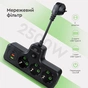 Мережевий фільтр живлення XoKo XK-SPW-3-2-1-BK - зменшене зображення 6