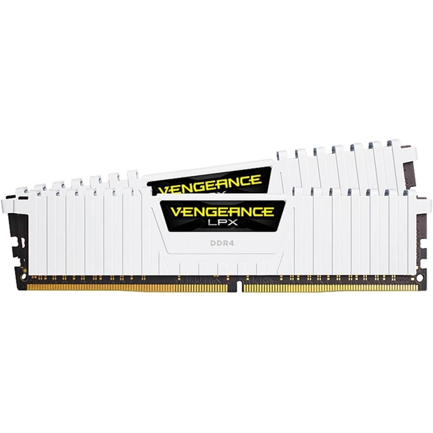 Модуль пам'яті для комп'ютера DDR4 32GB (2x16GB) 3200 MHz LPX White Corsair (CMK32GX4M2E3200C16W) - изображение 1