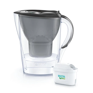 Фільтр-глечик Brita Marella Memo MXPro 2.4л (1.4л води) з фільтр-картриджем 3шт, графіт (1052796) изображение 1