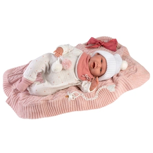 Пупс Llorens Mimi sonrisa con mantita, 42 см (74002) зображення 1