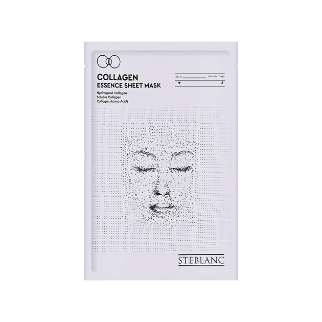 Маска для обличчя Steblanc Collagen Essence Sheet Mask 25 г (8809663753382) - изображение 1