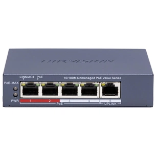 Комутатор Hikvision DS-3E0105P-E/M(C) PoE зображення 1