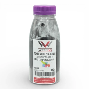 Тонер HP LJ 1320/1160/ STATIC CONTROL 150г/фасовка Welldo (UWDTH1320U-150) зображення 1