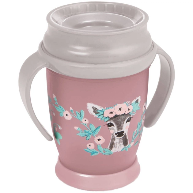 Поїльник-непроливайка Lovi 360 Drink Master Wild Soul Girl 250 мл (1/604new) - зображення 1