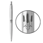 Ручка кулькова Parker JOTTER 17 UKRAINE SS CT BP Тризуб із колосків (16132_T059b) - зменшене зображення 1