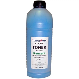Тонер KYOCERA TK-550/825/865/880/895/8315 1кг Cyan Tomoegawa (TG-KM5200C-1) зображення 1