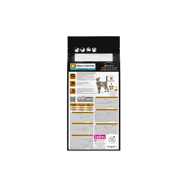 Сухий корм для кішок Purina Pro Plan Veterinary Diets NF із захворюванням нирок 1.5 кг (7613287886347/7613287886279) - picture 4