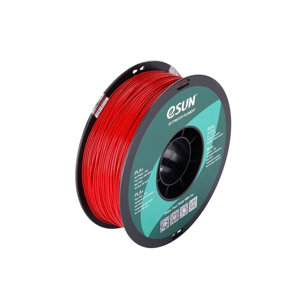 Пластик для 3D-принтера eSUN PLA+ P1.75мм, 1кг, Red (Fire engine) (PLA+P175FR1) - изображение 1